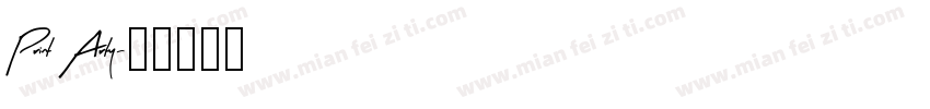 Print Arty字体转换